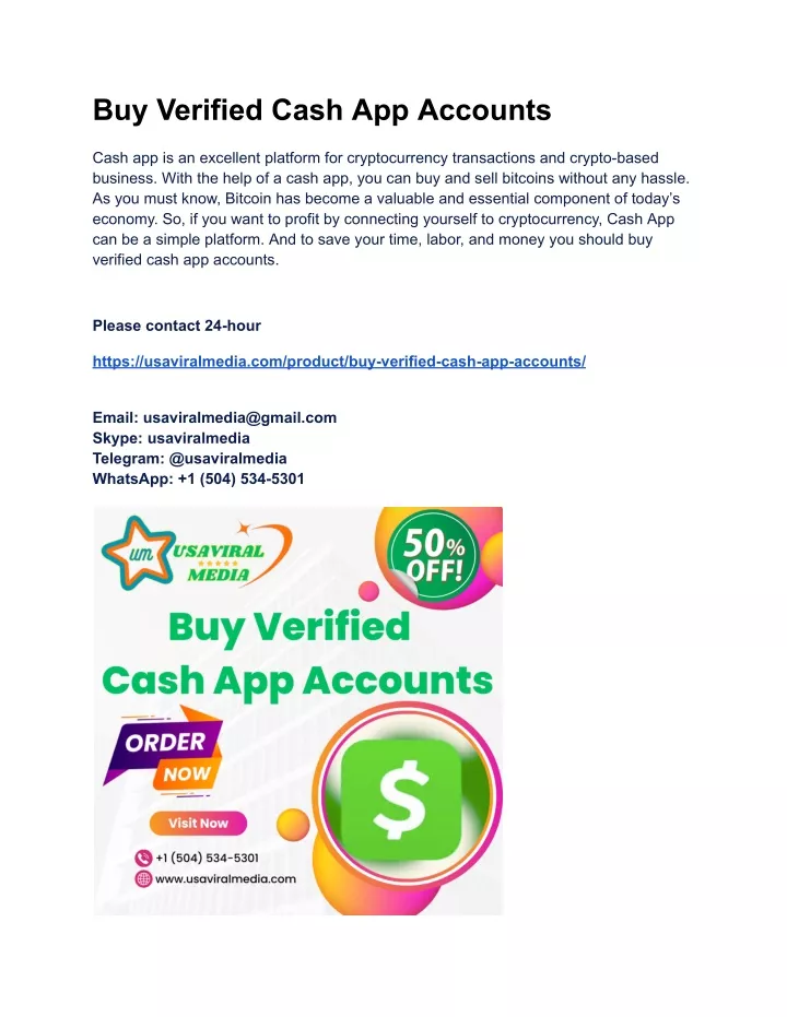 buy verified cash app accounts