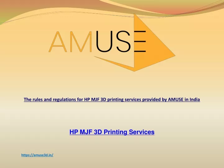the rules and regulations for hp mjf 3d printing