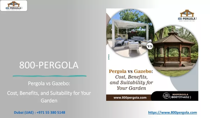 800 pergola