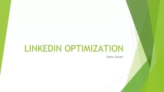 Linkedin Optimization