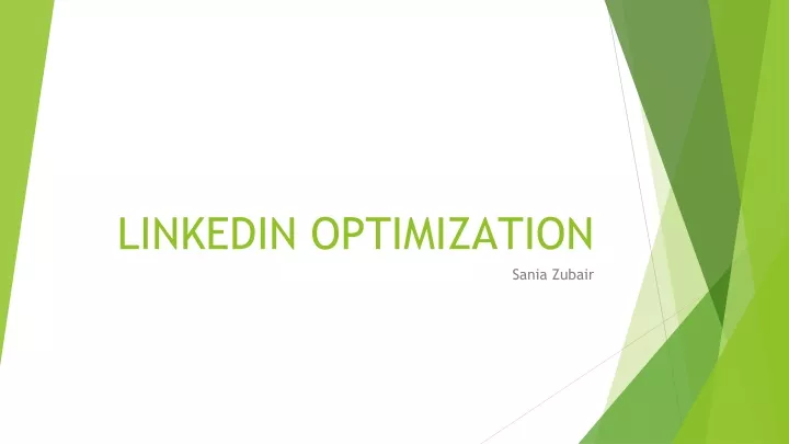 linkedin optimization