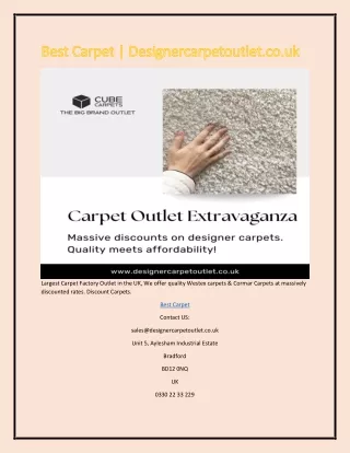Best Carpet | Designercarpetoutlet.co.uk