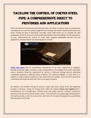 Tackling_the_Control_of_corten_steel_pipe