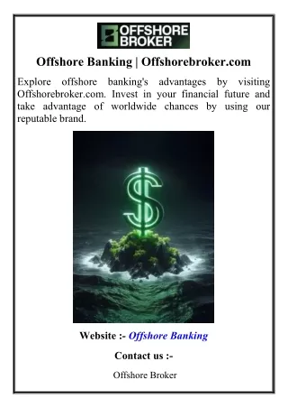 offshore banking offshorebroker com