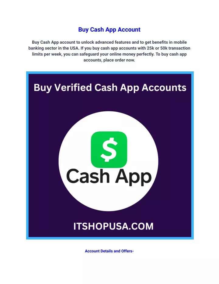 buy cash app account