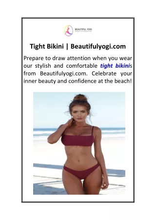 Tight Bikini  Beautifulyogi.com