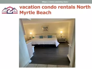 vacation condo rentals North Myrtle Beach