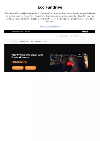 eco fundrive