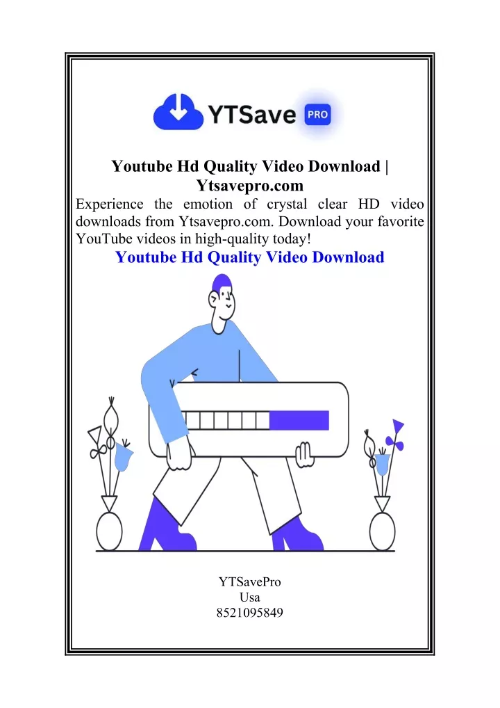 youtube hd quality video download ytsavepro