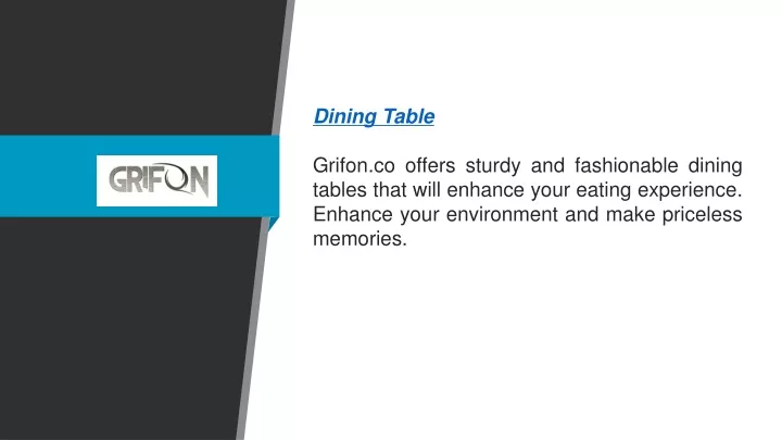 dining table grifon co offers sturdy