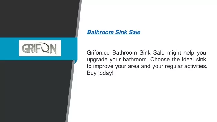 bathroom sink sale grifon co bathroom sink sale