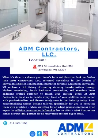 ADM Contractors, LLC.