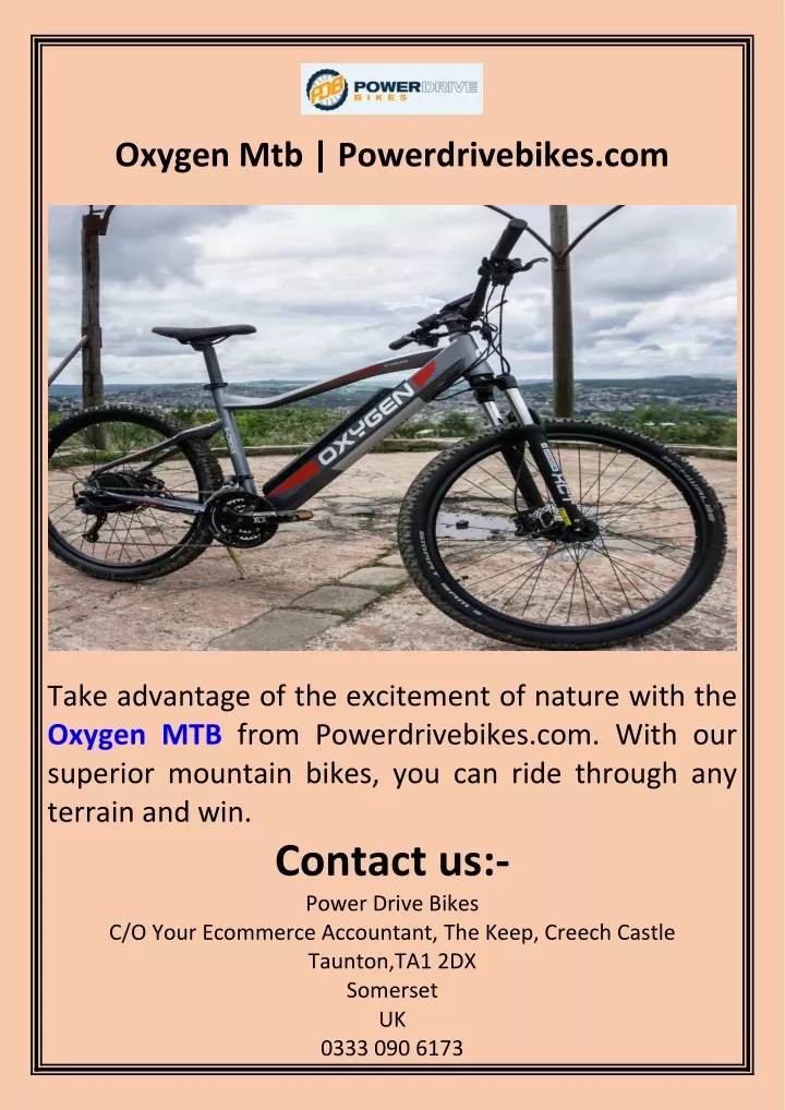 oxygen mtb powerdrivebikes com