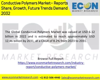 Conductive Polymers Market