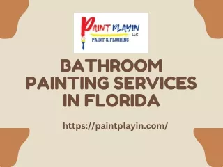 Why is bathroom painting services the right choice for your home?