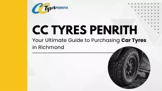 Your Ultimate Guide to Purchasing Car Tyres in Richmond