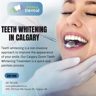 Teeth Whitening Treatment | Galaxy Dental Clinic in Calgary