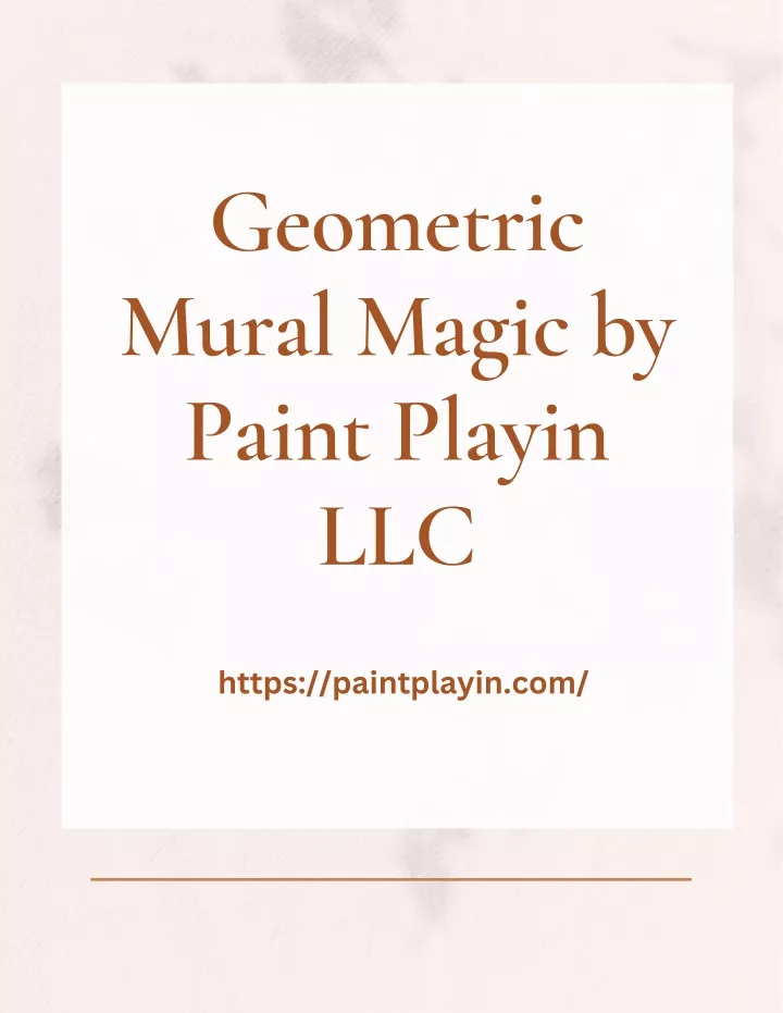 geometric mural magic by paint playin llc