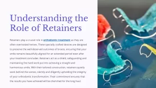 Understanding the Role of Retainers