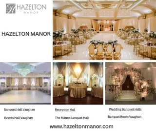 Elegant Banquet Room Vaughan: Elevating Every Occasion