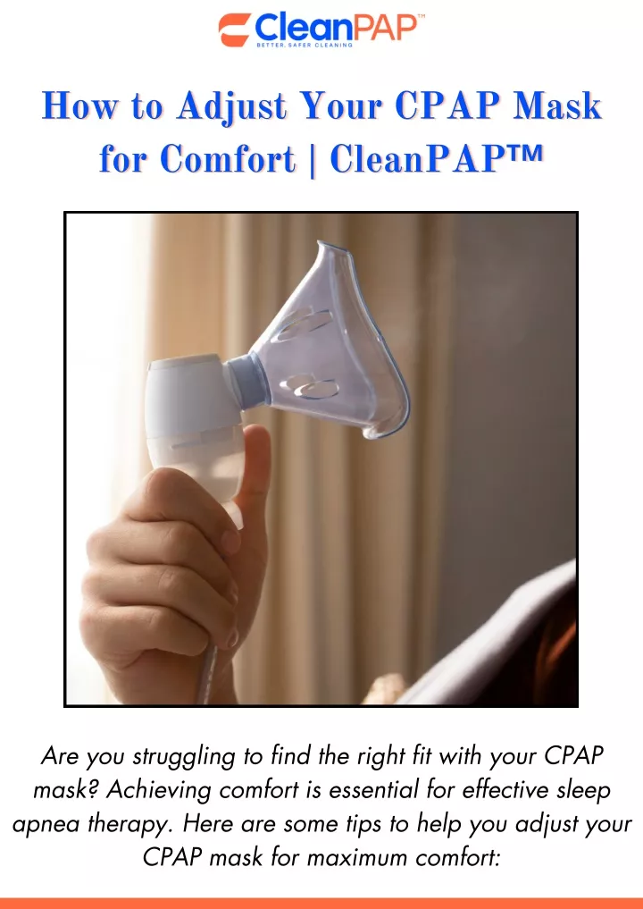 how to adjust your cpap mask how to adjust your