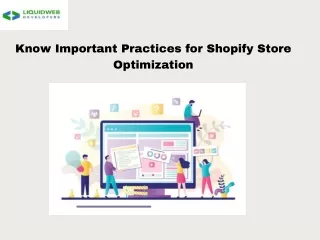 know important practices for shopify store