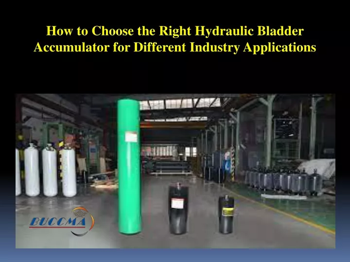 how to choose the right hydraulic bladder