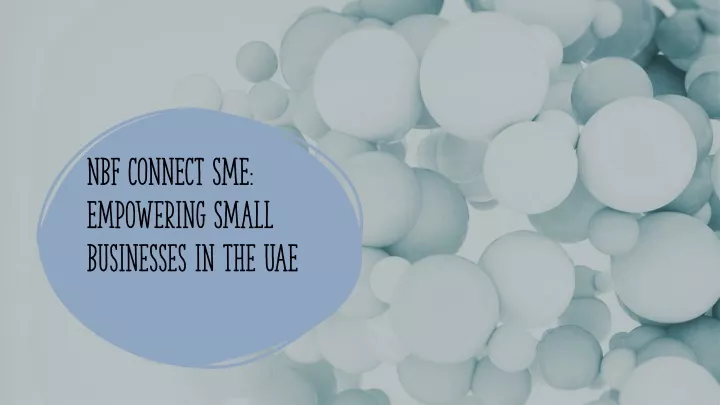 nbf connect sme empowering small businesses in the uae