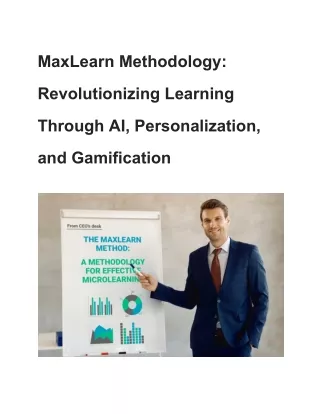 maxlearn methodology