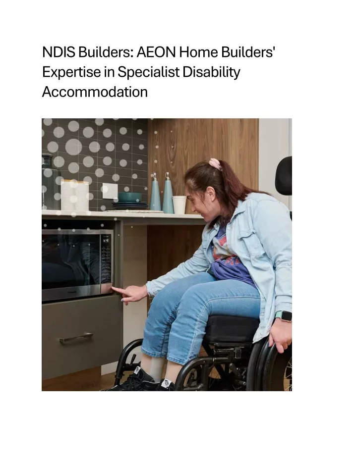 ndis builders aeon home builders expertise