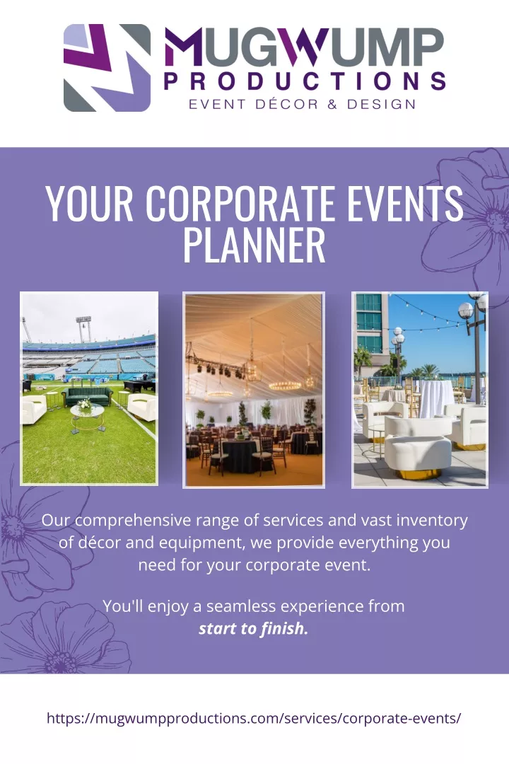 your corporate events planner