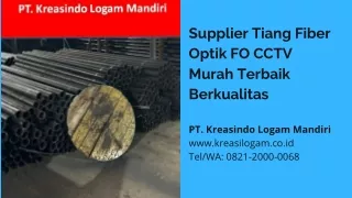 0821-2000-0068 Jual Tiang Fiber Optik CCTV PJU Murah Medan Padang Palembang