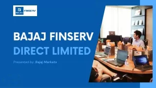 Let Bajaj Finserv Direct Limited Be Your Guide to Financial Investment