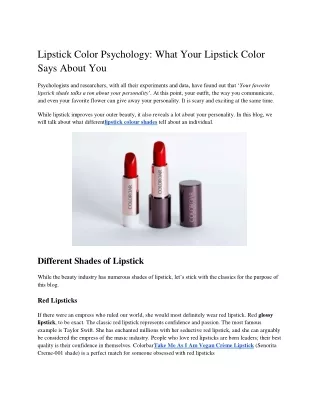 Colorbar May Offpage 3_Lipstick Color Psychology_ What Your Lipstick Color Says About You