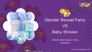 Gender Reveal Party vs Baby Shower: Which one should you choose?