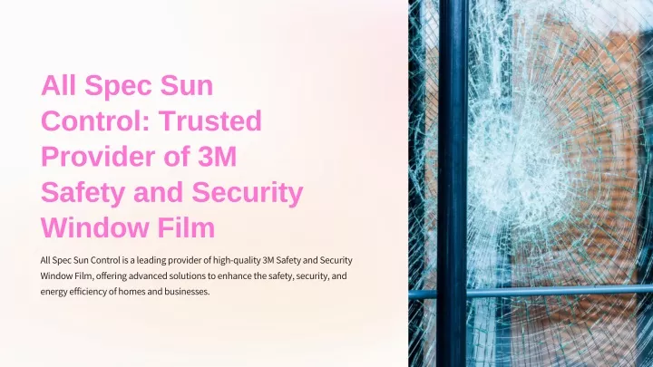 all spec sun control trusted provider