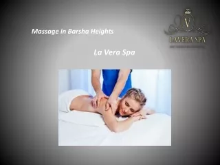 Massage in Barsha Heights