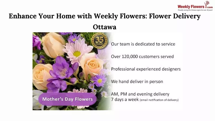 enhance your home with weekly flowers flower