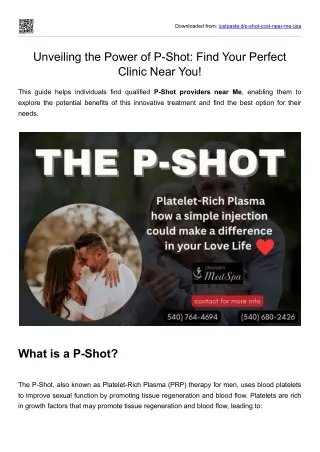 P-shot-cost-near-me-usa-Lifestyle's MedSpa