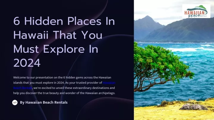 6 hidden places in hawaii that you must explore