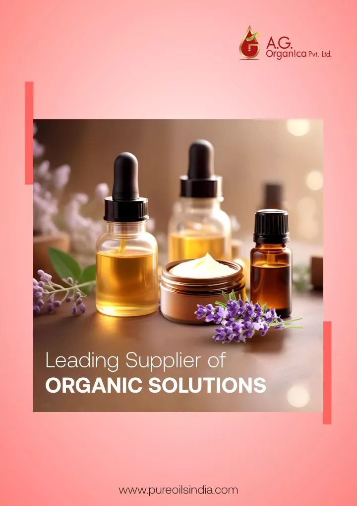 leading supplier of organic solutions