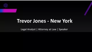 Trevor Jones - New York - Possesses Good Presentation Skills