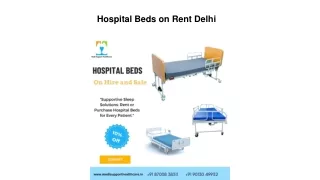 Hospital Beds on Rent Delhi