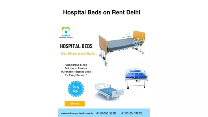 hospital beds on rent delhi