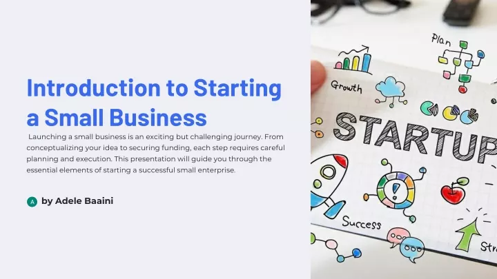 introduction to starting a small business