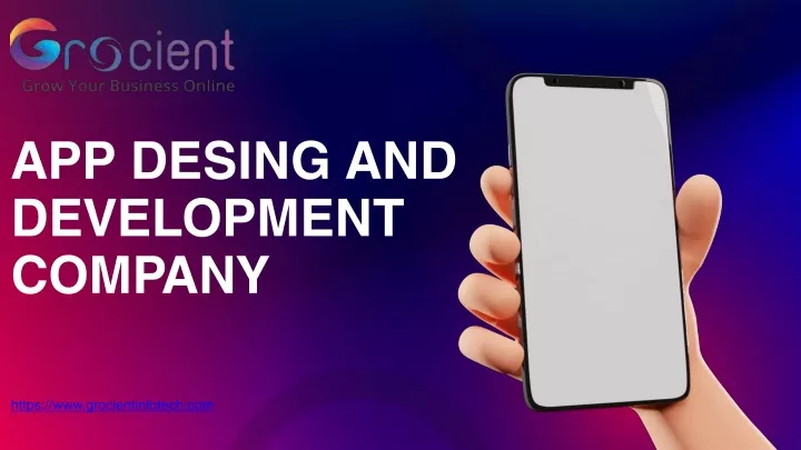 app desing and development company