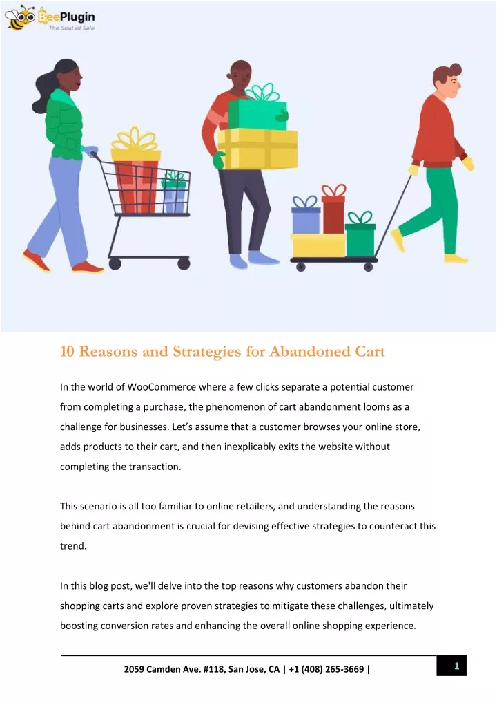 10 reasons and strategies for abandoned cart