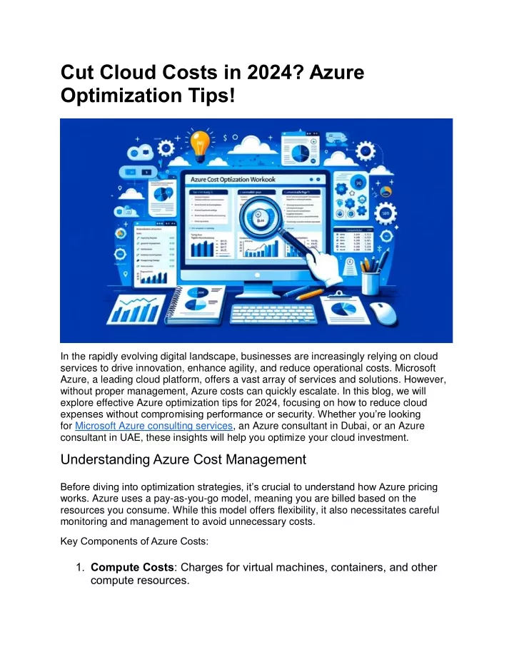 cut cloud costs in 2024 azure optimization tips