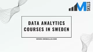 DATA ANALYTICS Courses IN SWEDEN