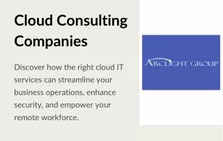 Cloud Consulting Companies